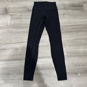 Lululemon Black Wunder Under High Rise Leggings